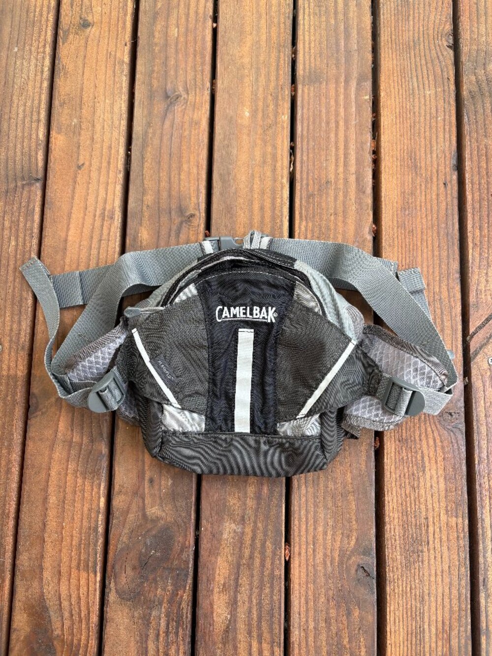 CamelBak FlashFlo Hydration Waist Pack Belt Bag Gray Hiking Cycling No Bladder